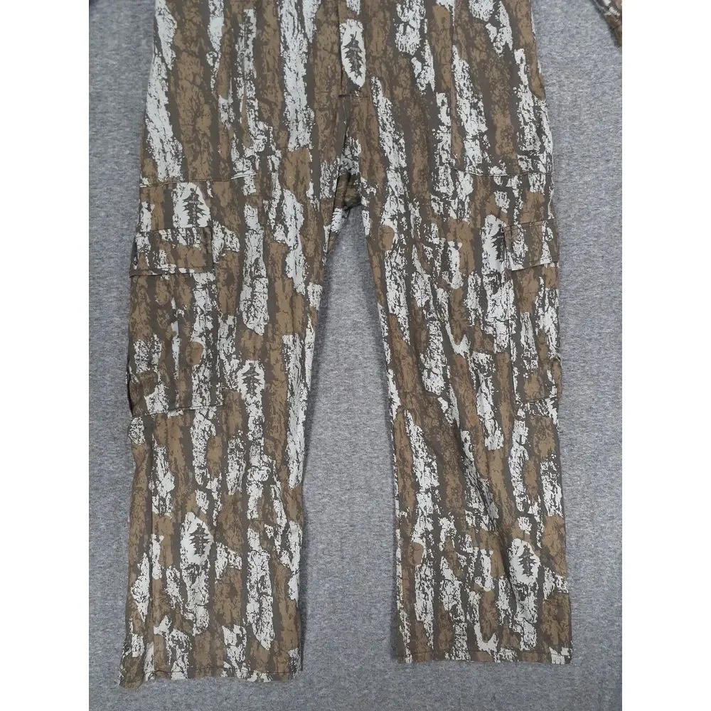 Vintage Charles Daly collection coveralls Adult XL Camoflauge natural bark‎ mens